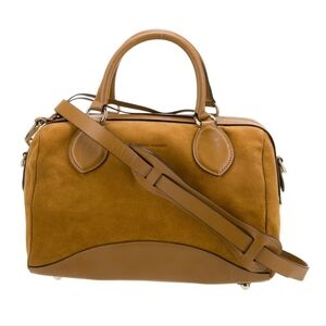 Rebecca Minkoff Authentic Leather Suede Top Handle Bag